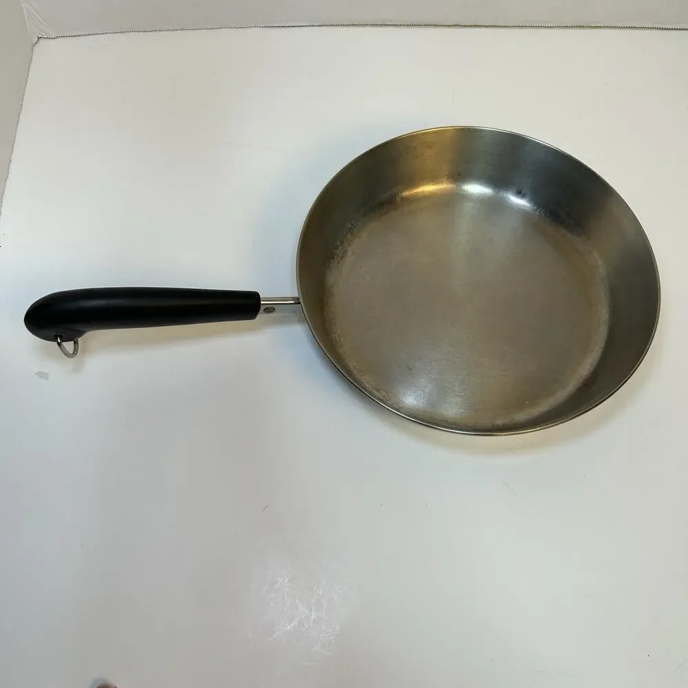 Revere Ware 1801 9” Skillet Stainless Steel Tri-Ply Disk Bottom Clinton,ILUSA94A